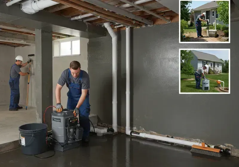 Basement Waterproofing and Flood Prevention process in Little Rock, MN